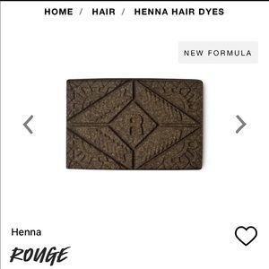 LUSH Henna Hair Dye - 1 Rouge + 2 Marron